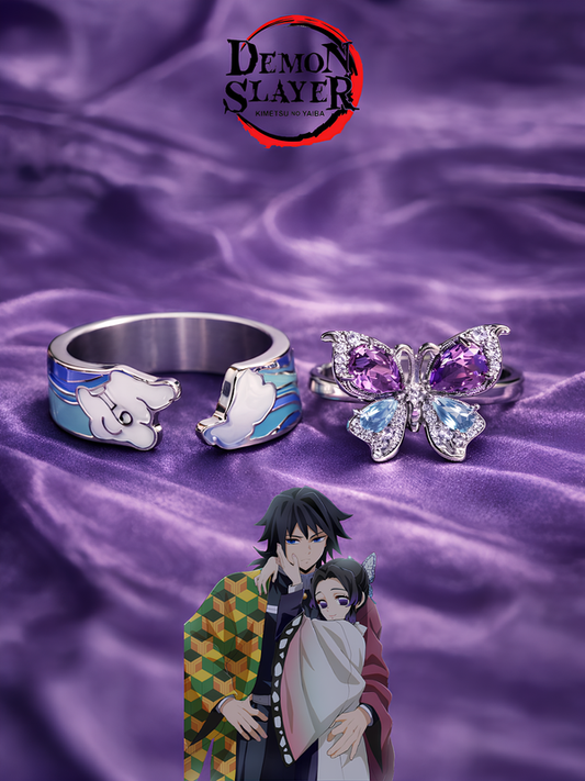 Giyu and Shinobu “Harmony” Couple Rings